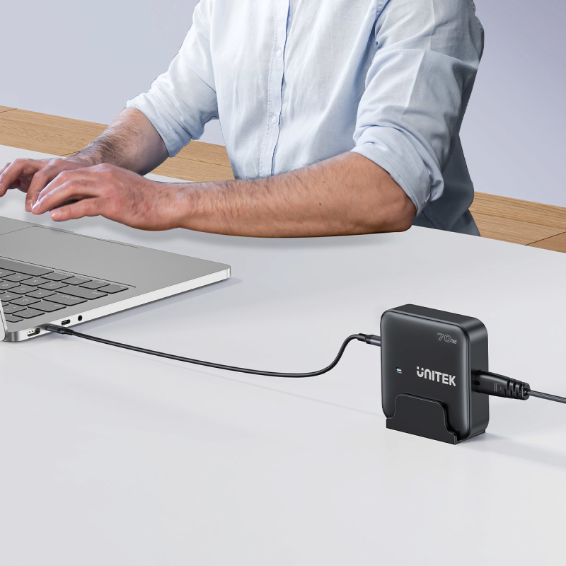 Unitek Ładowarka biurkowa GaN 70W 2xUSB-A 2xUSB-C | PartsPC.pl