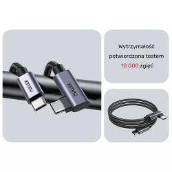 Unitek Kabel USB-C kątowy 90° PD100W 3m | PartsPC.pl