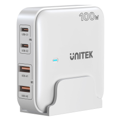 Unitek Ładowarka biurkowa GaN 100W 2xUSB-A 2xUSB-C | PartsPC.pl