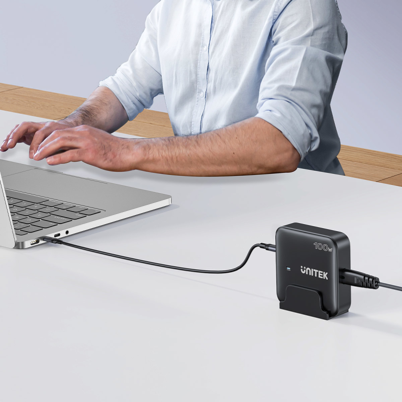Unitek Ładowarka biurkowa GaN 100W 2xUSB-A 2xUSB-C | PartsPC.pl