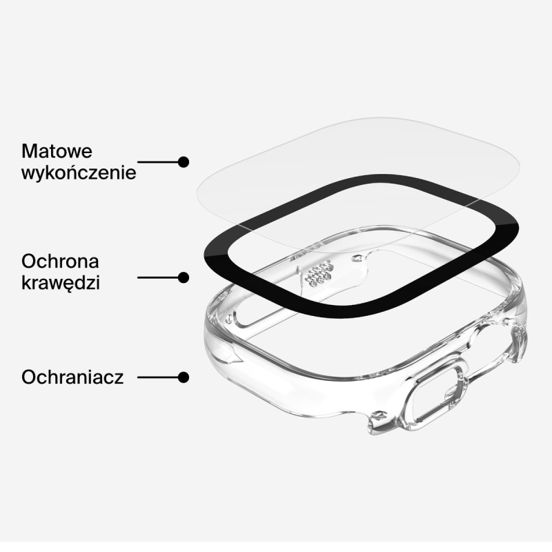 Belkin TemperedCurve Szkło ochronne + Etui Apple Watch... | PartsPC.pl