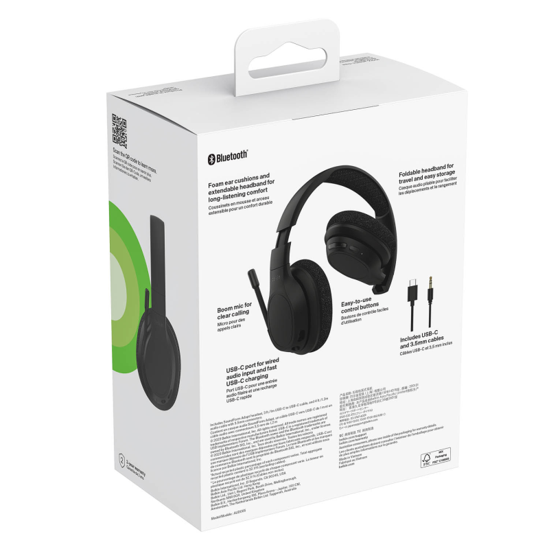 Belkin Słuchawki nauszne, bezprzewodowe, z mikrofonem... | PartsPC.pl