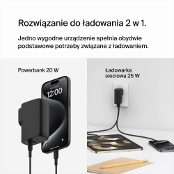 Belkin Ładowarka sieciowa 25 W 2w1, powerbank 5000 mAh... | PartsPC.pl