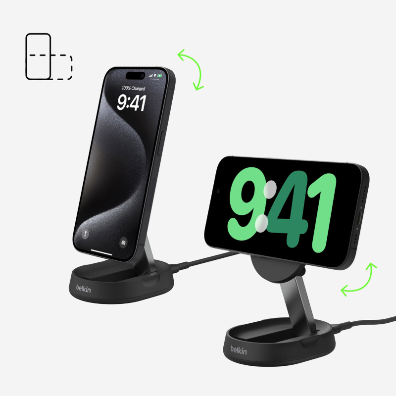 Belkin Ładowarka magnetyczna, Qi2 15W, czarna | PartsPC.pl