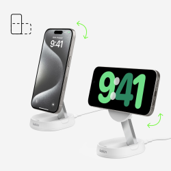 Belkin Ładowarka magnetyczna, Qi2 15W, biała | PartsPC.pl