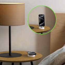 Belkin Ładowarka magnetyczna, Qi2 15W, zasilacz, biała | PartsPC.pl