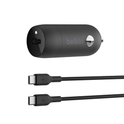 Belkin Ładowarka samochodowa 30W USB-C, PD, PPS, czarna... | PartsPC.pl