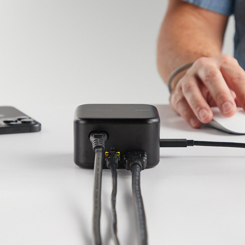 Belkin Stacja dokująca 6w1, GaN PD 130W, 2x USB-A... | PartsPC.pl