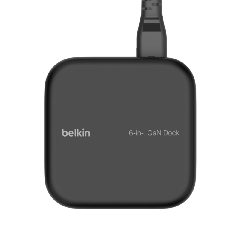 Belkin Stacja dokująca 6w1, GaN PD 130W, 2x USB-A... | PartsPC.pl