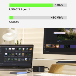 Belkin Stacja dokująca 6w1, GaN PD 130W, 2x USB-A... | PartsPC.pl
