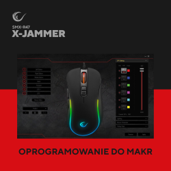 Rampage Mysz X-JAMMER V2 RGB 12800DPI 1kHz Macro | PartsPC.pl
