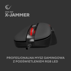 Rampage Mysz X-JAMMER V2 RGB 12800DPI 1kHz Macro | PartsPC.pl