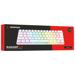 Rampage Klawiatura Mechaniczna RADIANT K11 RGB PUDDING... | PartsPC.pl