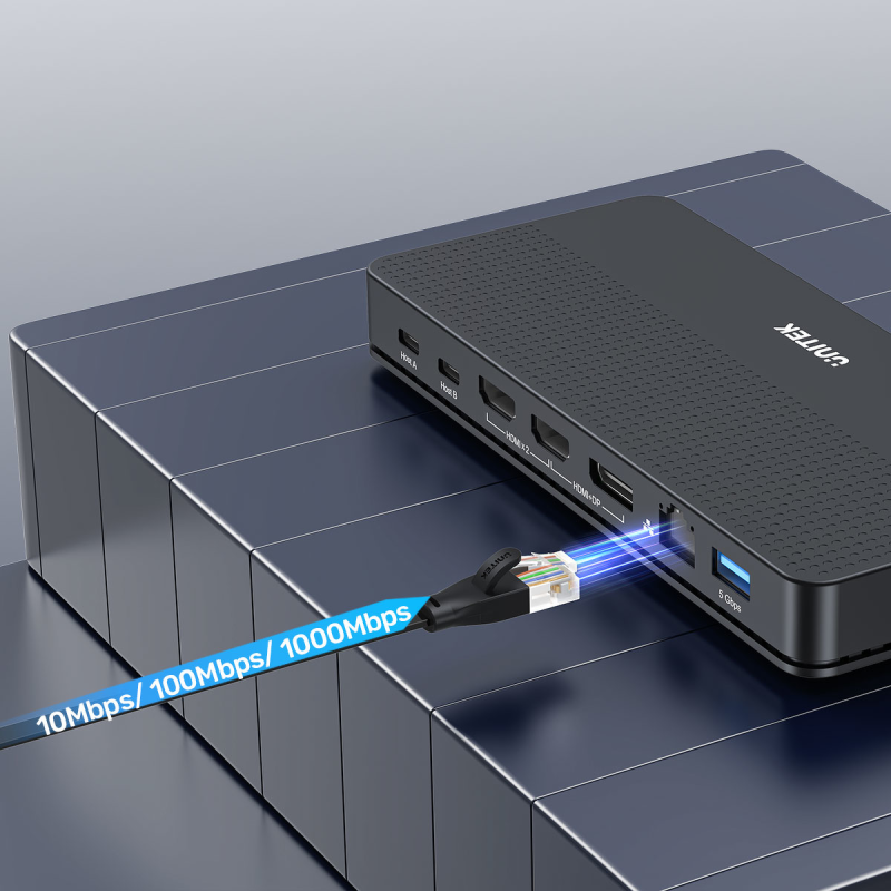 Unitek Przełącznik KVM 2 komputery 2 monitory 4K | PartsPC.pl