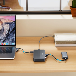 Unitek Przełącznik KVM 2 komputery 2 monitory 4K | PartsPC.pl