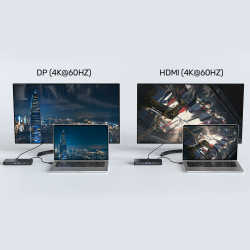 Unitek Przełącznik KVM 2 komputery 2 monitory 4K | PartsPC.pl