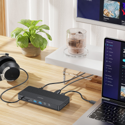 Unitek Przełącznik KVM 2 komputery 2 monitory 4K | PartsPC.pl