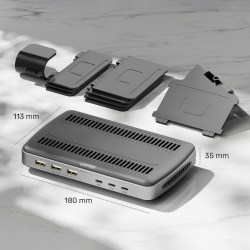 Unitek Stacja ładująca 3 x USB-A 20W, 3 x USB-C PD 60W... | PartsPC.pl