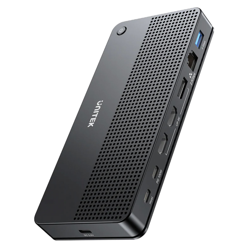 Unitek Stacja dokująca 13w1 MST HDMI DP 8K PD 100W | PartsPC.pl