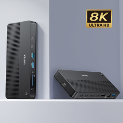 Unitek Stacja dokująca 13w1 MST HDMI DP 8K PD 100W | PartsPC.pl