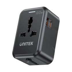 Unitek Ładowarka podróżna EU/US/UK/AUS PD 20 W | PartsPC.pl