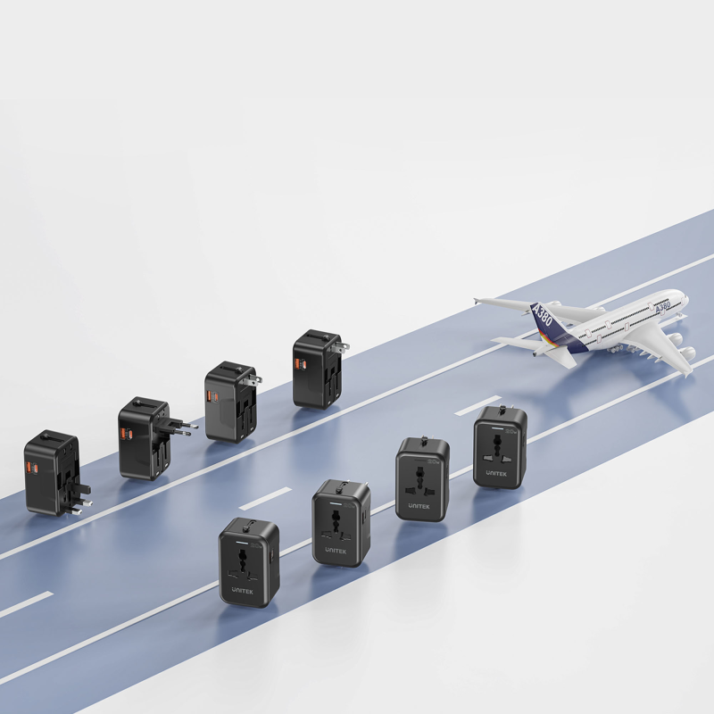 Unitek Ładowarka podróżna EU/US/UK/AUS PD 20 W | PartsPC.pl