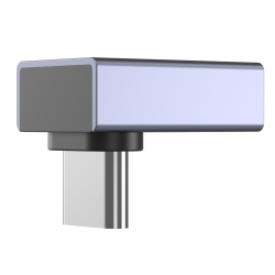 Unitek Adapter USB-C na USB-C kątowy 40Gbps 240W | PartsPC.pl