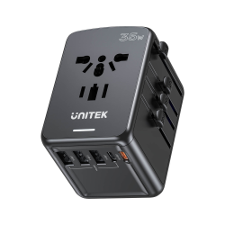 Unitek Ładowarka podróżna EU/US/UK/AUS PD 35 W | PartsPC.pl
