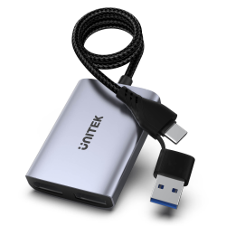 Unitek Adapter USB/C/A na 2x HDMI MST FullHD | PartsPC.pl