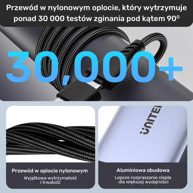 Unitek Adapter USB/C/A na 2x HDMI MST FullHD | PartsPC.pl