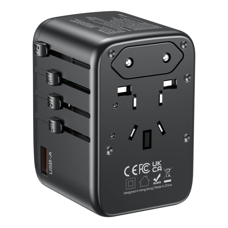 Unitek Ładowarka podróżna EU/US/UK/AUS PD 65 W | PartsPC.pl