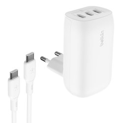 Belkin Ładowarka kątowa 3 porty USB-C PPS 67 W, kabel... | PartsPC.pl