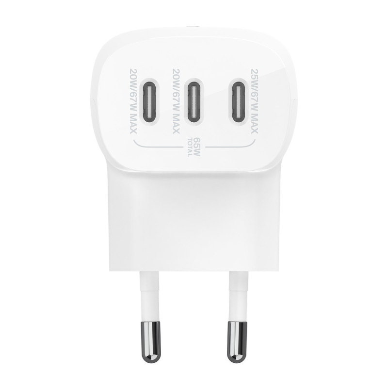 Belkin Ładowarka kątowa 3 porty USB-C PPS 67 W, kabel... | PartsPC.pl