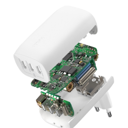 Belkin Ładowarka kątowa 3 porty USB-C PPS 67 W, kabel... | PartsPC.pl