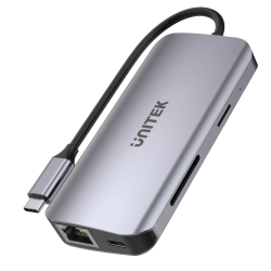Unitek Aktywny hub USB-C 5Gbps, 2x HDMI 4K, czytnik... | PartsPC.pl