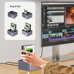 Unitek Stacja klonująca dyski 2 x SATA 2,5''/3,5'' USB... | PartsPC.pl