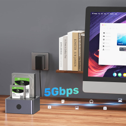 Unitek Stacja klonująca dyski 2 x SATA 2,5''/3,5'' USB... | PartsPC.pl