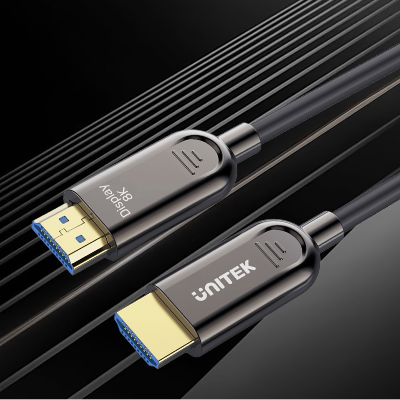 Unitek Kabel optyczny HDMI 2.1 AOC 8K 120Hz 100m | PartsPC.pl