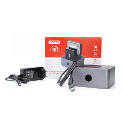 Unitek Stacja klonująca dyski 2 x SATA 2,5''/3,5'' USB-C... | PartsPC.pl