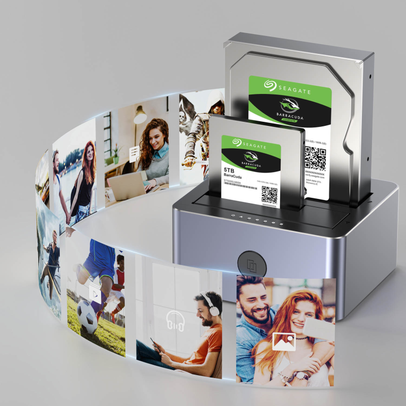 Unitek Stacja klonująca dyski 2 x SATA 2,5''/3,5'' USB-C... | PartsPC.pl