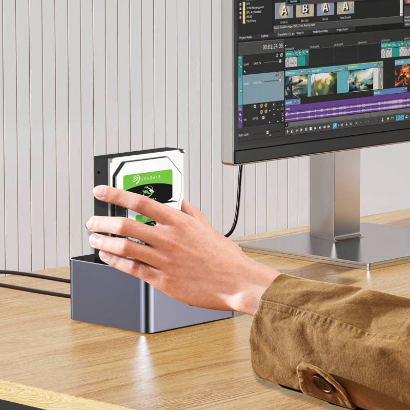 Unitek Stacja klonująca dyski 2 x SATA 2,5''/3,5'' USB-C... | PartsPC.pl