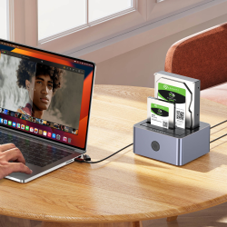 Unitek Stacja klonująca dyski 2 x SATA 2,5''/3,5'' USB-C... | PartsPC.pl