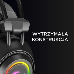 Rampage RM-K19 Plus Przewodowe słuchawki gamingowe z... | PartsPC.pl