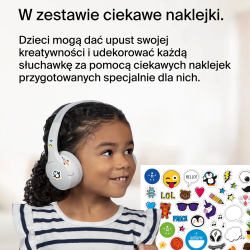 Belkin Bezprzewodowe słuchawki nauszne dla dzieci, białe | PartsPC.pl