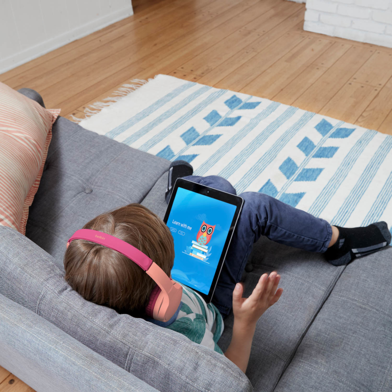 Belkin Bezprzewodowe słuchawki nauszne dla dzieci, różowe | PartsPC.pl