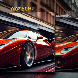 Unitek Kabel HDMI 2.1 8K 60Hz, czarny, 1m | PartsPC.pl