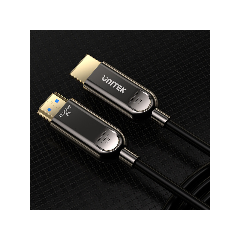 Unitek Kabel optyczny HDMI 2.1 AOC 8K 120Hz 70m | PartsPC.pl