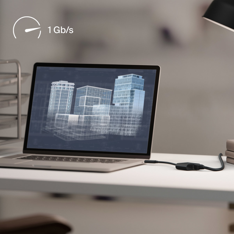 Belkin Adapter USB-C - Ethernet z funkcją ładowania PD... | PartsPC.pl