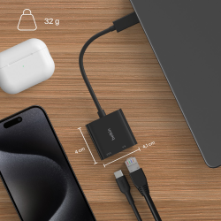 Belkin Adapter USB-C - Ethernet z funkcją ładowania PD... | PartsPC.pl