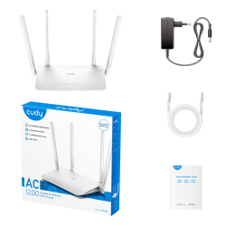 CUDY WR1300 | router, Wi-Fi 5, 2,4GHz/5GHz, Gigabit | PartsPC.pl